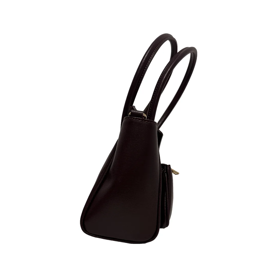 Geantă Juno Bordo - Design Urban cu Buzunare | Stil Cargo-Chic