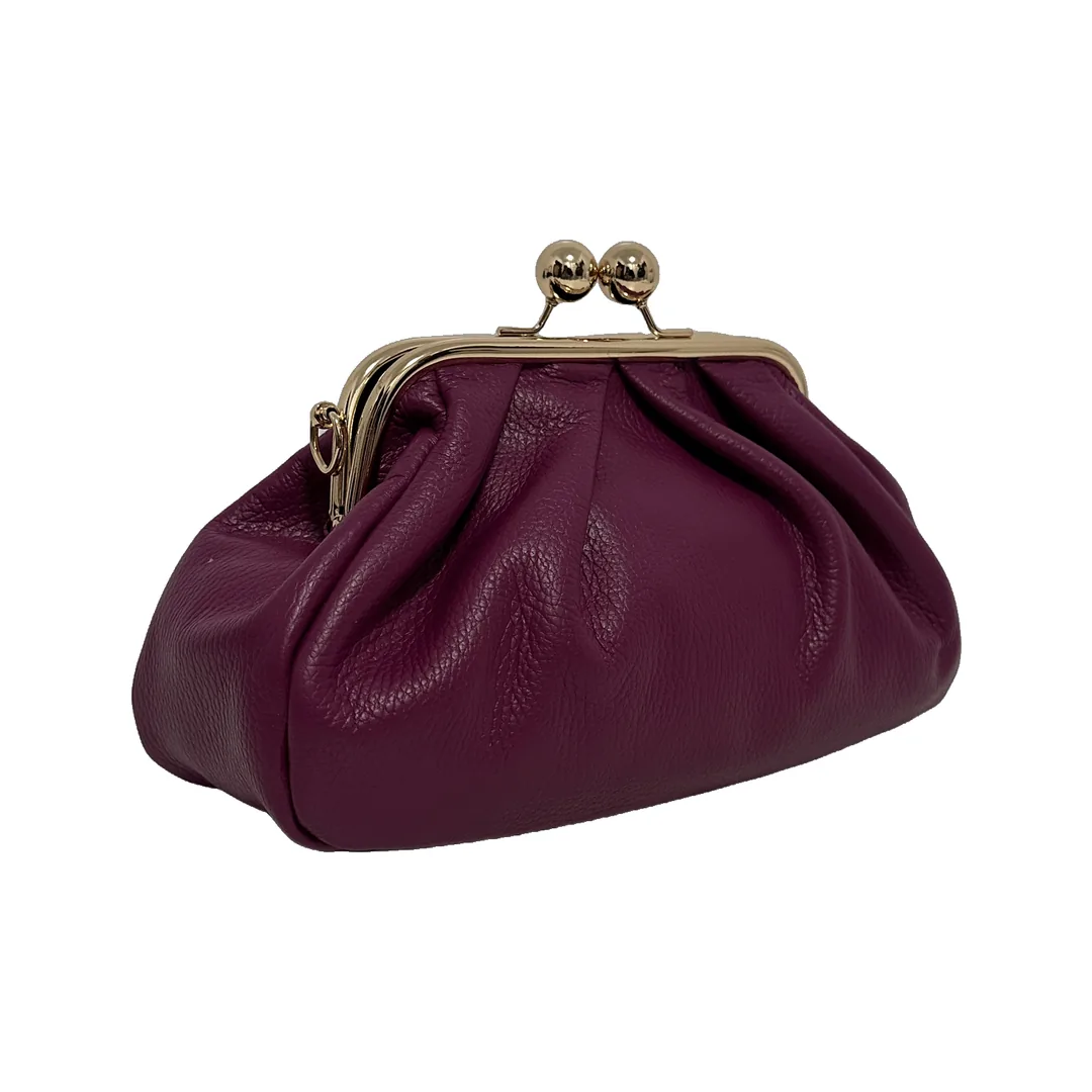 Geantă Simona Mini din Piele Naturală, Purple